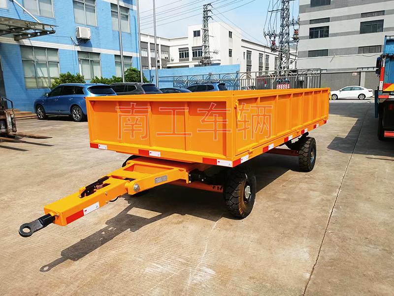 3吨铁板护栏多米平台 ATV全挂工具拖车