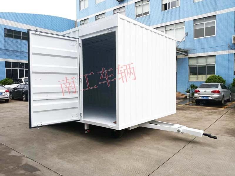 3吨箱式多米平台无动力全挂车