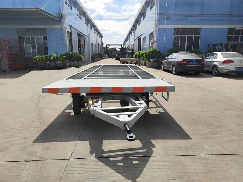 16T多米平台骨架式全挂车