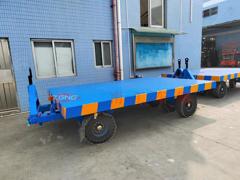 15T重型多米平台双牵引全挂车