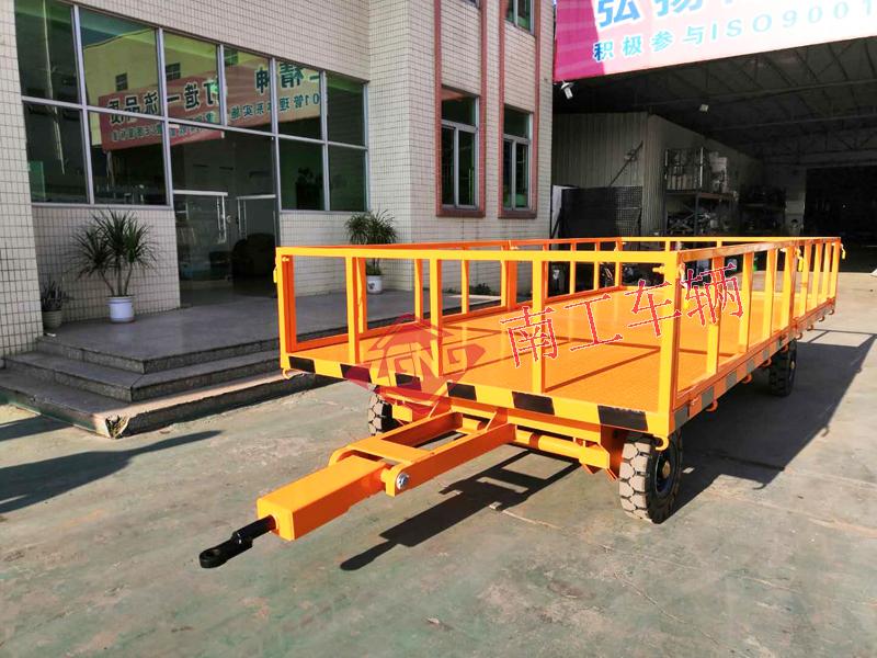 5吨护栏型多米平台 工业全挂车