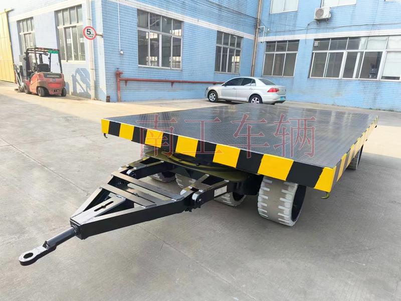 30吨重型多米平台，叉车牵引重型工具拖车